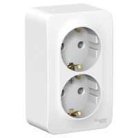 Розетка "Blanca" О/У с ЗК 2-я (250В, 16А)