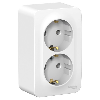 Розетка "Blanca" О/У с ЗК 2-я (250В, 16А)