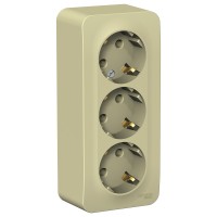 Розетка "Blanca" О/У с ЗК 3-я (250В, 16А)