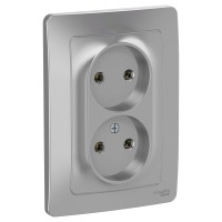 Розетка "Blanca" С/У 2-я (250В, 16А)