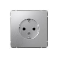ARTGALLERY РОЗЕТКА с заземлением со шторками, 16А, механизм, АЛЮМИНИЙ ARTGALLERY РОЗЕТКА с заземлением со шторками, 16А, механизм, АЛЮМИНИЙ