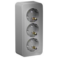 Розетка "Blanca" О/У с ЗК 3-я (250В, 16А, защит.шторки)