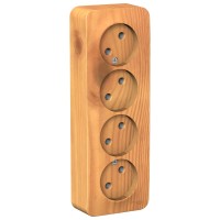 Розетка "Blanca" О/У 4-я (250В, 16А)