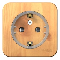 Розетка "Blanca" О/У с ЗК изолир.пл.ком. (250В, 16А, защит.шторки)