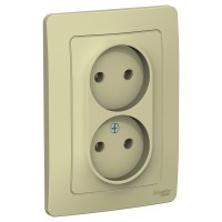Розетка "Blanca" С/У 2-я (250В, 16А)