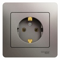 Розетка "Glossa" С/У с ЗК (250В, 16А) Розетка "Glossa" С/У с ЗК (250В, 16А)