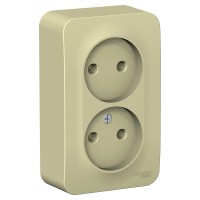 Розетка "Blanca" О/У 2-я изолир.пл. (250В, 16А)