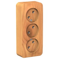 Розетка "Blanca" О/У 3-я (250В, 16А)