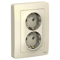 Розетка "Blanca" С/У с ЗК 2-я (250В, 16А) Розетка "Blanca" С/У с ЗК 2-я (250В, 16А)