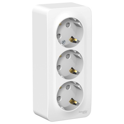 Розетка "Blanca" О/У с ЗК 3-я (250В, 16А, защит.шторки)
