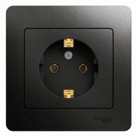 Розетка "Glossa" С/У с ЗК (250В, 16А) Розетка "Glossa" С/У с ЗК (250В, 16А)