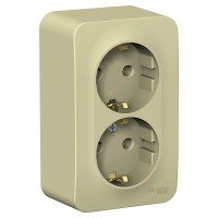 Розетка "Blanca" О/У с ЗК 2-я изолир.пл. (250В, 16А)