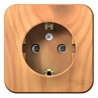 Розетка "Blanca" О/У с ЗК изолир.пл. (250В, 16А, защит.шторки)