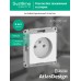ATLASDESIGN РОЗЕТКА без заземления без шторок, 16А, механизм, БЕЛЫЙ