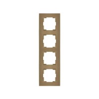 Рамка 4-ая вертикальная золотая, RITA, MUTLUSAN Рамка 4-ая вертикальная золотая, RITA, MUTLUSAN