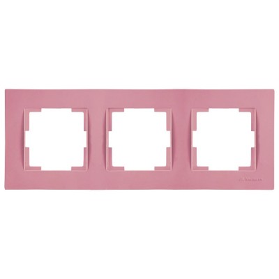 Рамка 3-ая горизонтальная розовая, RITA, MUTLUSAN