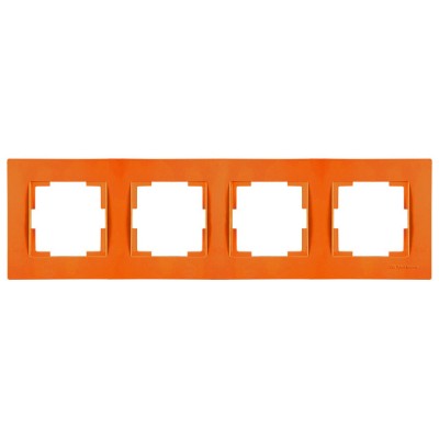 Рамка 4-ая горизонтальная оранжевая, RITA, MUTLUSAN
