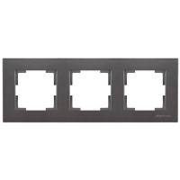 Рамка 3-ая горизонтальная дымчатая, RITA, MUTLUSAN Рамка 3-ая горизонтальная дымчатая, RITA, MUTLUSAN