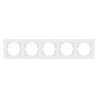 Рамка 5-ая горизонтальная белая, RITA, MUTLUSAN