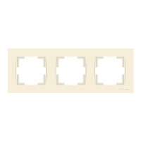 Рамка 3-ая горизонтальная кремовая, RITA, MUTLUSAN Рамка 3-ая горизонтальная кремовая, RITA, MUTLUSAN