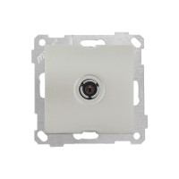 Розетка телевиз. 1-ая (скрытая, без рамки, с/з, 11dB, переходная) титан, DARIA, MUTLUSAN Розетка телевиз. 1-ая (скрытая, без рамки, с/з, 11dB, переходная) титан, DARIA, MUTLUSAN