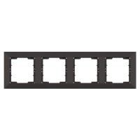 Рамка 4-ая горизонтальная черная, DARIA, MUTLUSAN