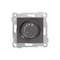 Выключатель поворотный (диммер) (скрытый, без рамки, винт. зажим, 1000Вт) дымчатый, RITA, MUTLUSAN Выключатель поворотный (диммер) (скрытый, без рамки, винт. зажим, 1000Вт) дымчатый, RITA, MUTLUSAN