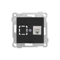 Розетка компьютерная 1xRJ45 (Cat5e, скрытая, без рамки) черная, RITA, MUTLUSAN Розетка компьютерная 1xRJ45 (Cat5e, скрытая, без рамки) черная, RITA, MUTLUSAN