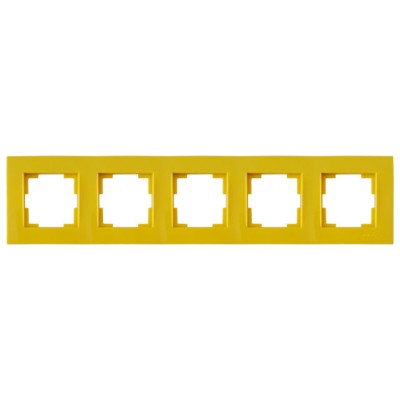Рамка 5-ая горизонтальная желтая, RITA, MUTLUSAN
