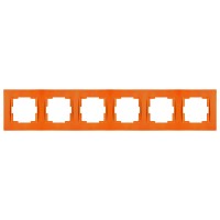 Рамка 6-ая горизонтальная оранжевая, RITA, MUTLUSAN