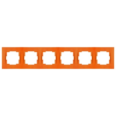 Рамка 6-ая горизонтальная оранжевая, RITA, MUTLUSAN