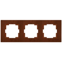 Рамка 3-ая горизонтальная орех, RITA, MUTLUSAN