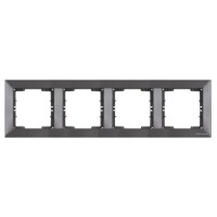 Рамка 4-ая горизонтальная дымчатая, DARIA, MUTLUSAN Рамка 4-ая горизонтальная дымчатая, DARIA, MUTLUSAN