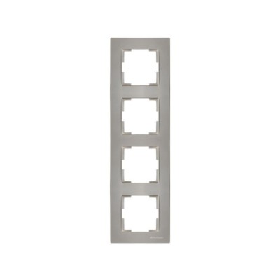 Рамка 4-ая вертикальная титан, RITA, MUTLUSAN