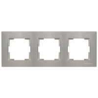 Рамка 3-ая горизонтальная титан, RITA, MUTLUSAN Рамка 3-ая горизонтальная титан, RITA, MUTLUSAN