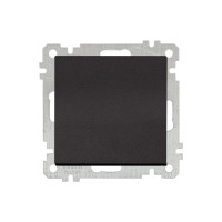 Выключатель 1-клав. двухполюсный (скрытый, без рамки, винт. зажим) черный, DARIA, MUTLUSAN Выключатель 1-клав. двухполюсный (скрытый, без рамки, винт. зажим) черный, DARIA, MUTLUSAN