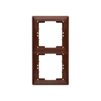 Рамка 2-ая вертикальная орех, DARIA, MUTLUSAN Рамка 2-ая вертикальная орех, DARIA, MUTLUSAN