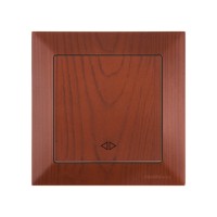 Выключатель промежуточный многопозиционный (скрытый, пруж. зажим) вишня, DARIA, MUTLUSAN