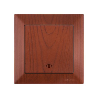 Выключатель промежуточный многопозиционный (скрытый, пруж. зажим) вишня, DARIA, MUTLUSAN