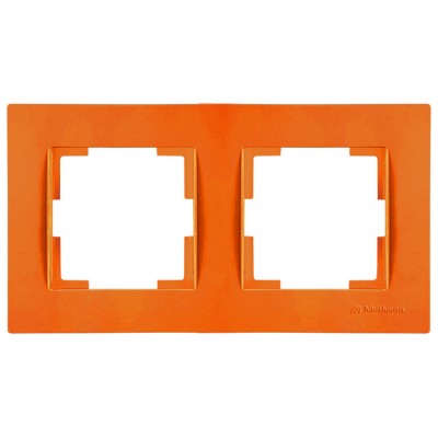 Рамка 2-ая горизонтальная оранжевая, RITA, MUTLUSAN