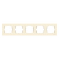 Рамка 5-ая горизонтальная кремовая, RITA, MUTLUSAN Рамка 5-ая горизонтальная кремовая, RITA, MUTLUSAN