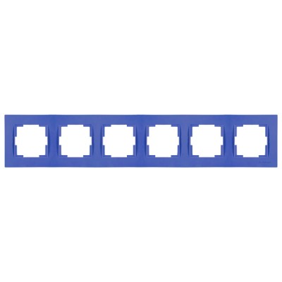 Рамка 6-ая горизонтальная темно-синяя, RITA, MUTLUSAN