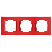 Рамка 3-ая горизонтальная красная, RITA, MUTLUSAN