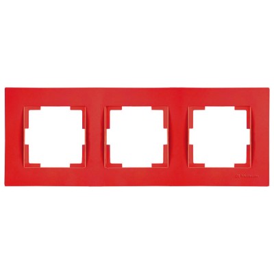 Рамка 3-ая горизонтальная красная, RITA, MUTLUSAN