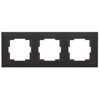 Рамка 3-ая горизонтальная черная, RITA, MUTLUSAN Рамка 3-ая горизонтальная черная, RITA, MUTLUSAN