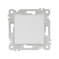 Выключатель 1-клав. (скрытый, без рамки, винт. зажим) белый, RITA, MUTLUSAN Выключатель 1-клав. (скрытый, без рамки, винт. зажим) белый, RITA, MUTLUSAN