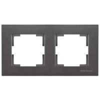 Рамка 2-ая горизонтальная дымчатая, RITA, MUTLUSAN Рамка 2-ая горизонтальная дымчатая, RITA, MUTLUSAN