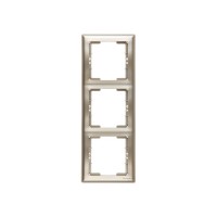 Рамка 3-ая вертикальная титан, DARIA, MUTLUSAN Рамка 3-ая вертикальная титан, DARIA, MUTLUSAN