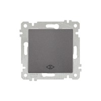 Выключатель промежуточный многопозиционный (скрытый, без рамки, пруж. зажим) дымчатый, RITA, MUTLUSA Выключатель промежуточный многопозиционный (скрытый, без рамки, пруж. зажим) дымчатый, RITA, MUTLUSA