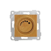 Выключатель поворотный (диммер) (скрытый, без рамки, винт. зажим, 600Вт) дуб, RITA, MUTLUSAN Выключатель поворотный (диммер) (скрытый, без рамки, винт. зажим, 600Вт) дуб, RITA, MUTLUSAN